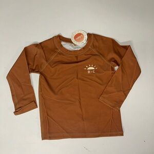 Rylee + Cru Kids Swim Rashguard - Tan